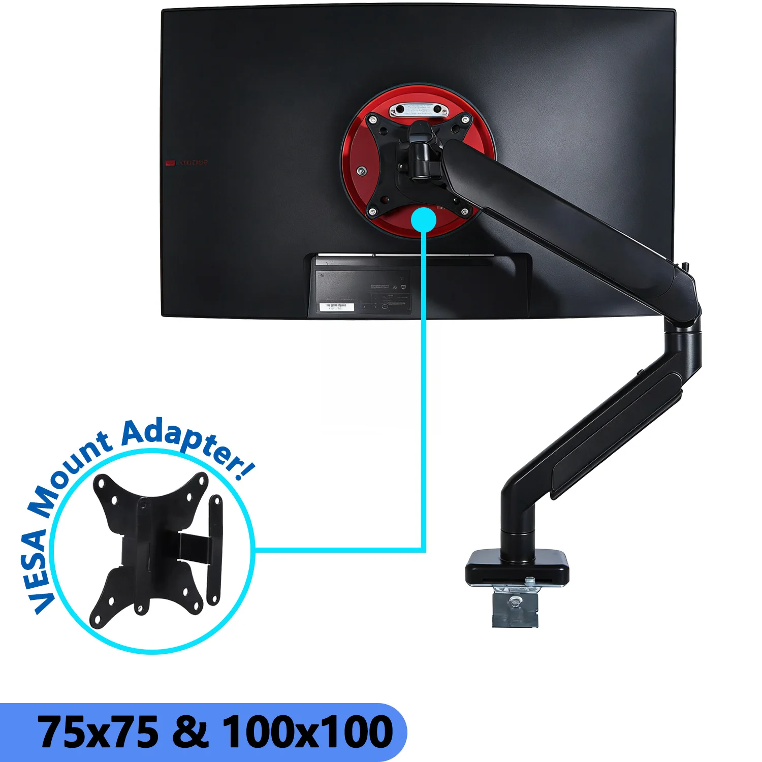 Adaptateur de montage VESA neuf pour MSI Optix G244F G32CQ5P MAG270VC2 AG321CQR, adaptateur VESA 75x75 100x100 pour moniteurs et bras Adaptateur de montage VESA neuf pour MSI Optix G244F G32CQ5P MAG270VC2 AG321CQR, adaptateur VESA 75x75 100x100 pour moniteurs et bras