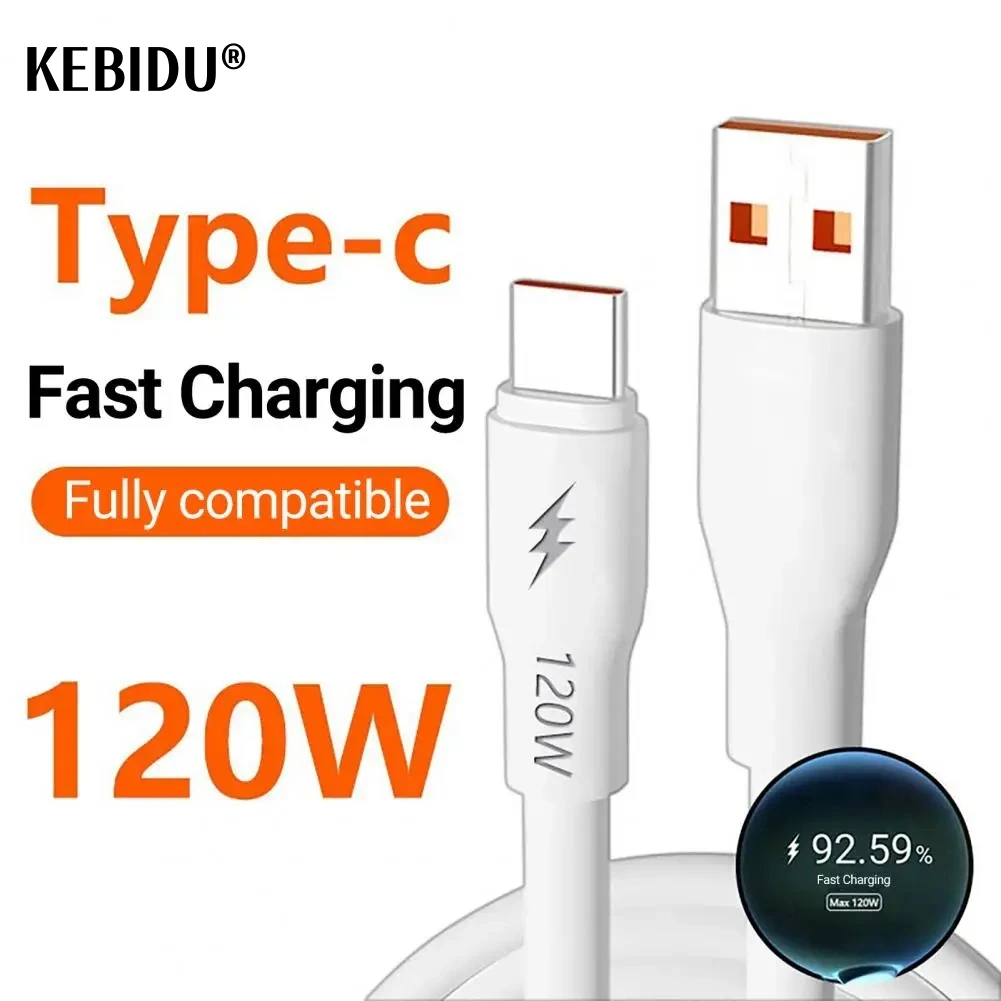 120W 10A Universal USB Typ C Kabel 1M/2M Super Schnelle Ladekabel Für Huawei P40 P30 honor Daten Transfer Draht Kabel für Xiaomi