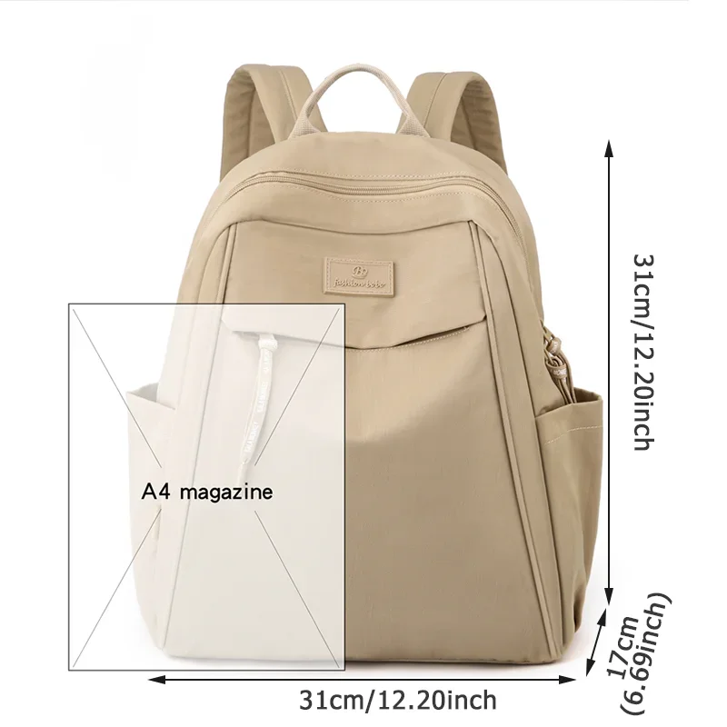 Lightweight Travel Backpack Women, Waterproof Casual School Bag,Multi-Pocket College School Bag,Airline Approved Laptop Backpack