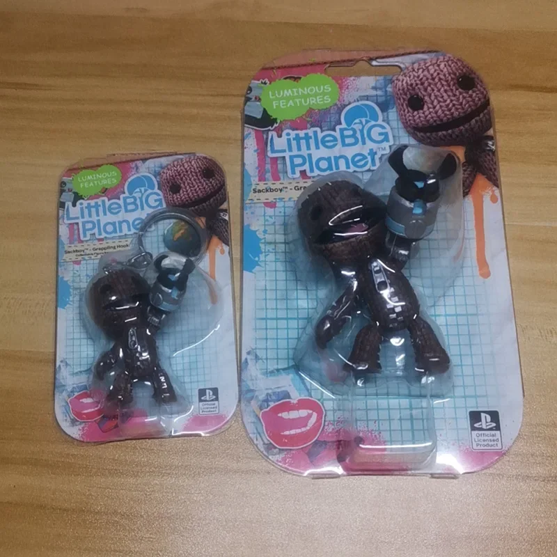 LittleBigPlanet Sackboy Cute Game Anime Figurine Keychain Models Kawaii Little Big Planet Robot Kitty Action Figure Toys Gift