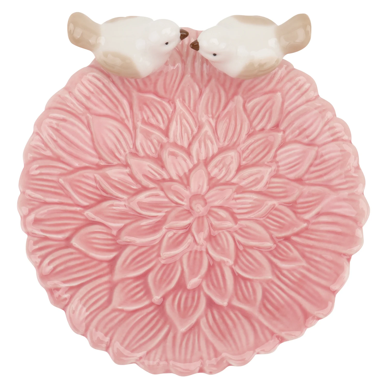 1Pcs Jewelry Ceramic Tray Bird Design Decorative Jewelry Storage Plate Display for Home Decorative Earring Plate