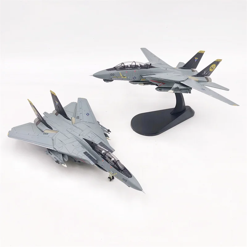 WLTK US Navy Grumman F-14D Tomcat VF-31 Tomcatters(variable-sweep wing) 1/100 Diecast Model