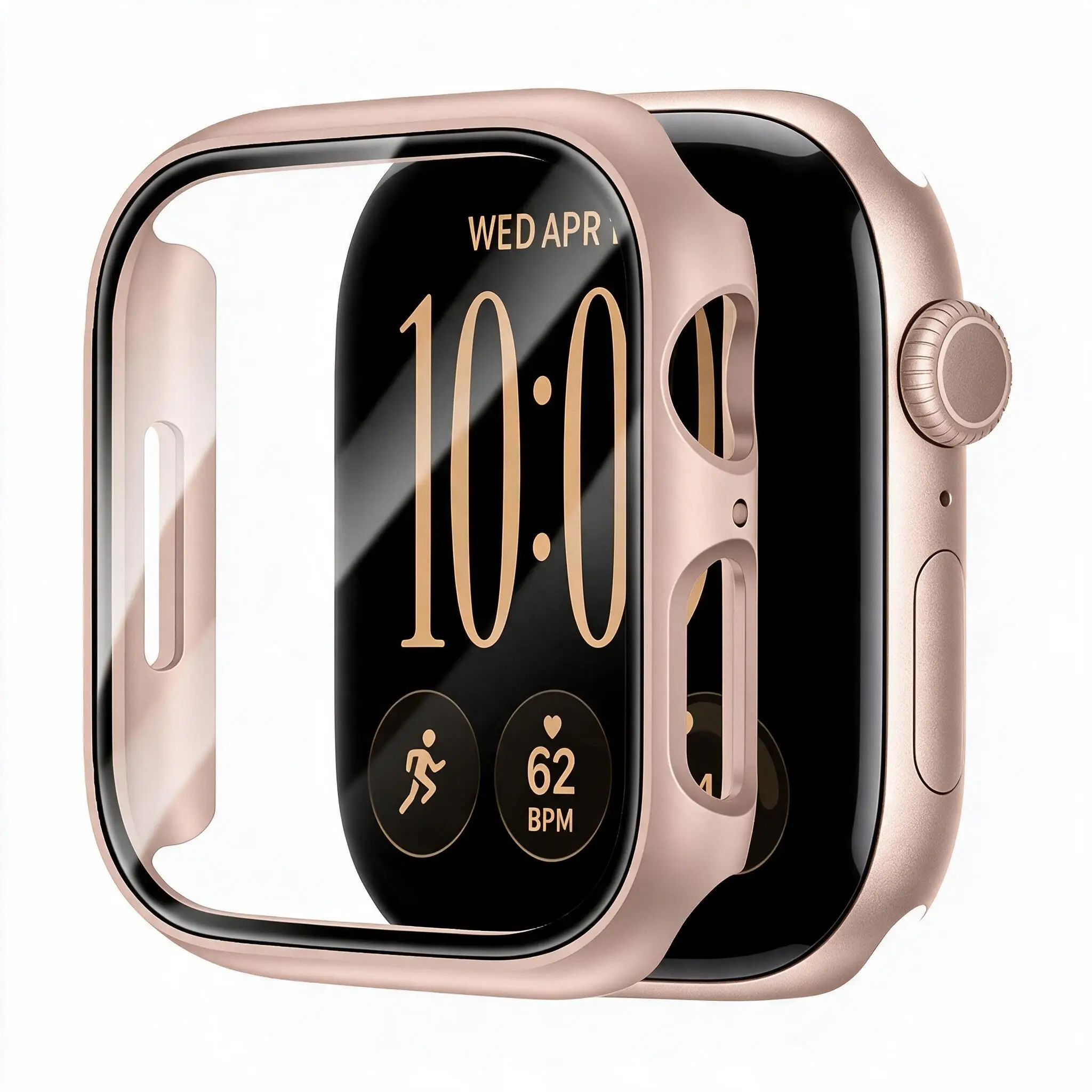PC-Schutzhülle für Apple Watch 46 42 44 40mm 41mm 45mm 38mm Bildschirmschutz-Stoßfänger für iWatch Serie 12 11 10 9 8 7 6 SE 5 – Detail 6