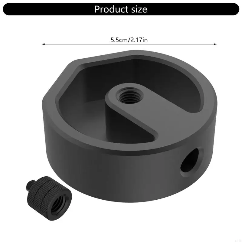 2025 Nowy adapter statywu aluminium dla mini anten satelitarnych gwintowanymi 1/4 3/8