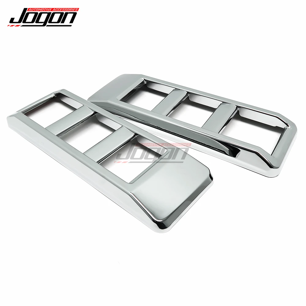 ABS Chrome Car Side Body Fender Vent Cover Trim For Toyota LC70 Series J70 LC70 LC71 LC76 LC78 LC79 FJ70 FJ71 FJ76 J79 Pickup