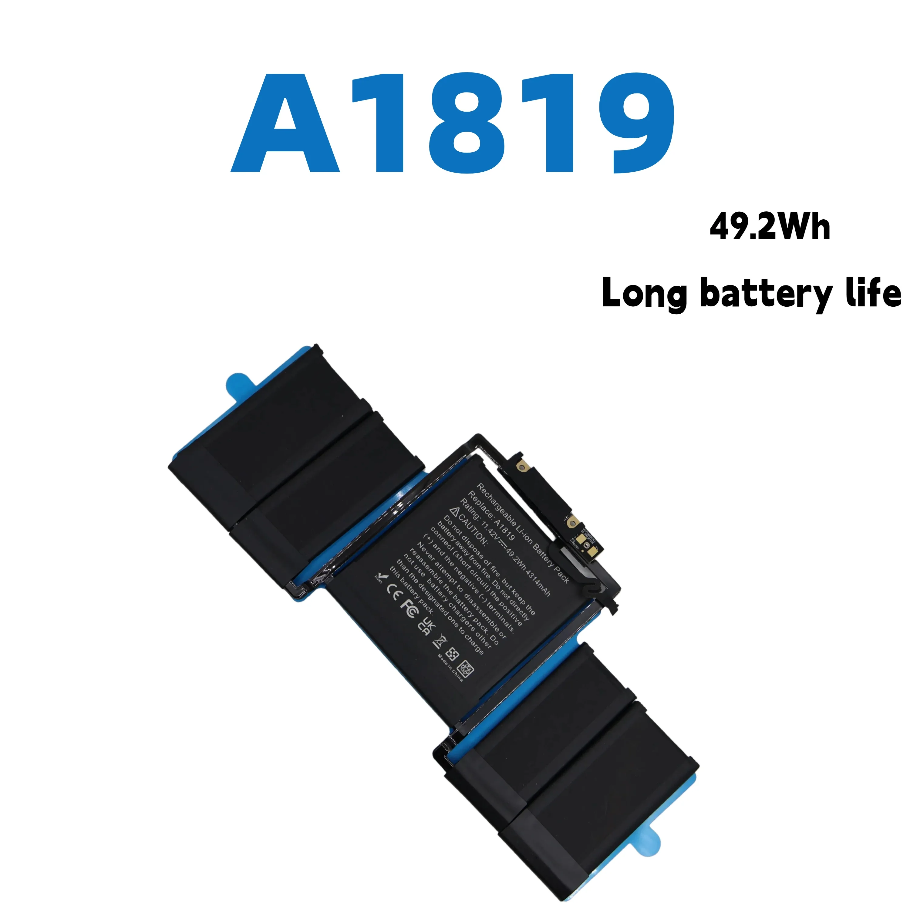 

AUSSY A1819 A1706 49,2 WH аккумулятор для ноутбука Apple MacBook Pro 13 дюймов сенсорная панель A1706 2016 2017 EMC 3071