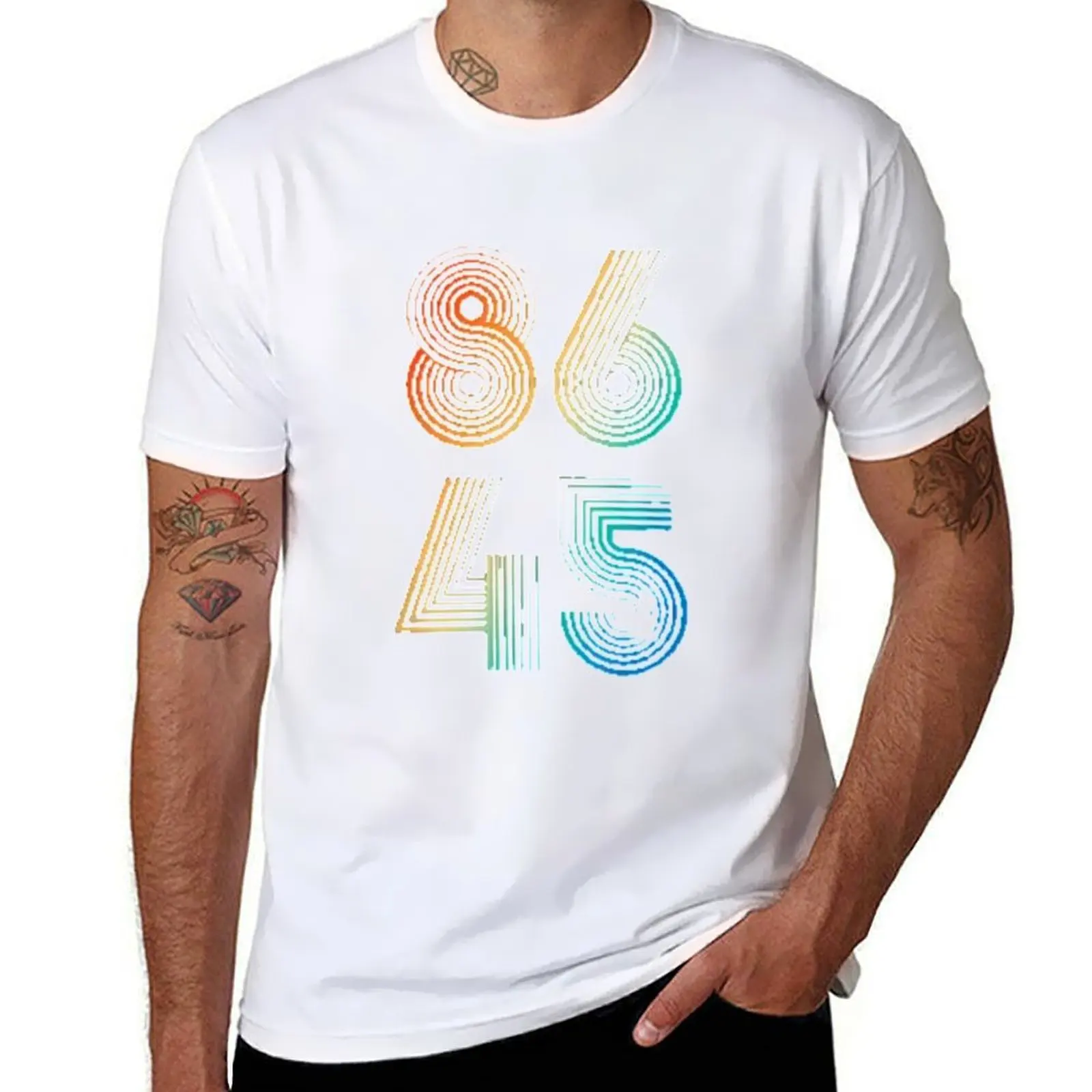 

8645 T-Shirt mens graphic t shirts t shirts for man graphic vintage T-Shirt