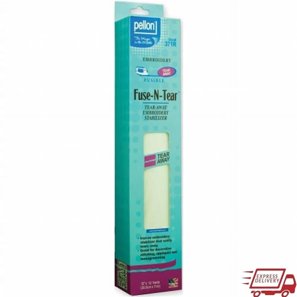 生地安定剤 アイロン接着 酸フリー 12x12ヤード プレカット アップリケ 装飾ステッチ ボタンホール ボーダー 簡単に切り取れる