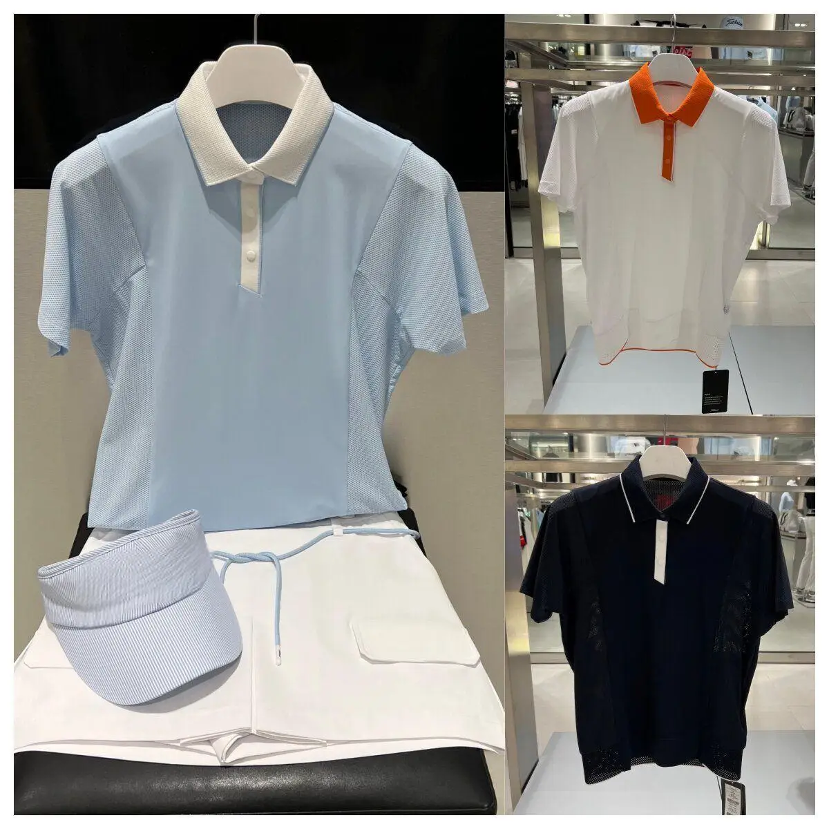 Korean Style Women Golf Short Sleeve T Shirt Spring Summer Fashion Elegant Youthful Casual Versatile Sports Golf Tops