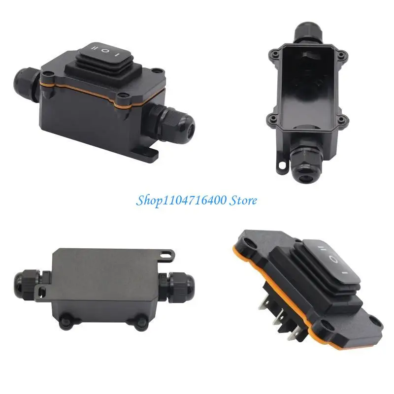 Y1gd Heavy Duty 12V 16A Rocker Switch สายไฟสูง PG9 กันน้ำประเภทเรือสวิทช์ไฟฟ้าอุปกรณ์