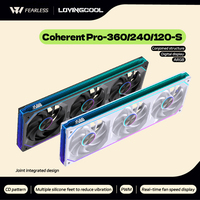 LOVINGCOOL Coherent Pro-360/240/120 ARGB Speed digital display PC fan computer Siamese building block fan Integration