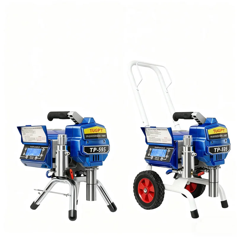 Máquina de pulverização mal ventilada 3200w10l/min grande fluxo de tinta látex/pistola de pintura máquina de pulverização de massa 595 pistola elétrica