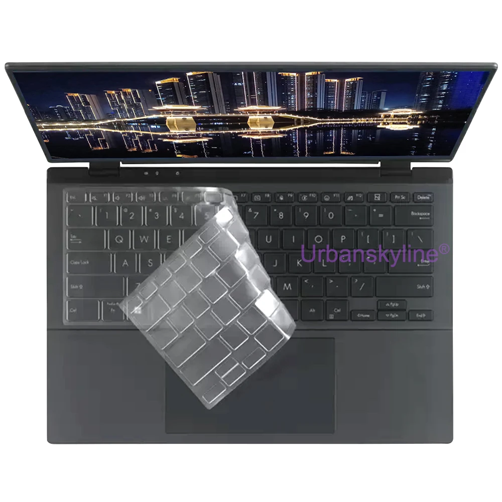 Keyboard Cover for ASUS Zenbook 14 Flip 14X OLED Pro UX3406 UX3405 UX3404 UX3402 UM3402 UP3404 Q425 Silicone Protector Skin Case