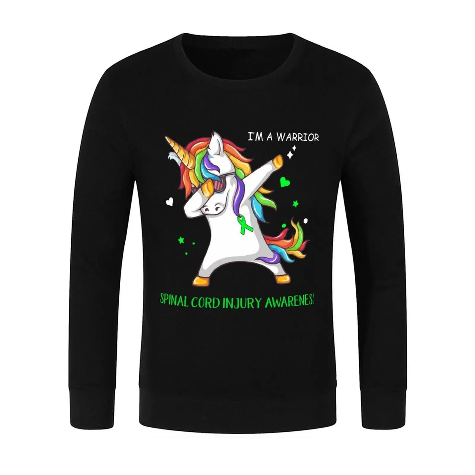 أنا محارب العمود الفقري إصابة الوعي البلوز الرجال ملابس الرجال بلوزات الرجال #2