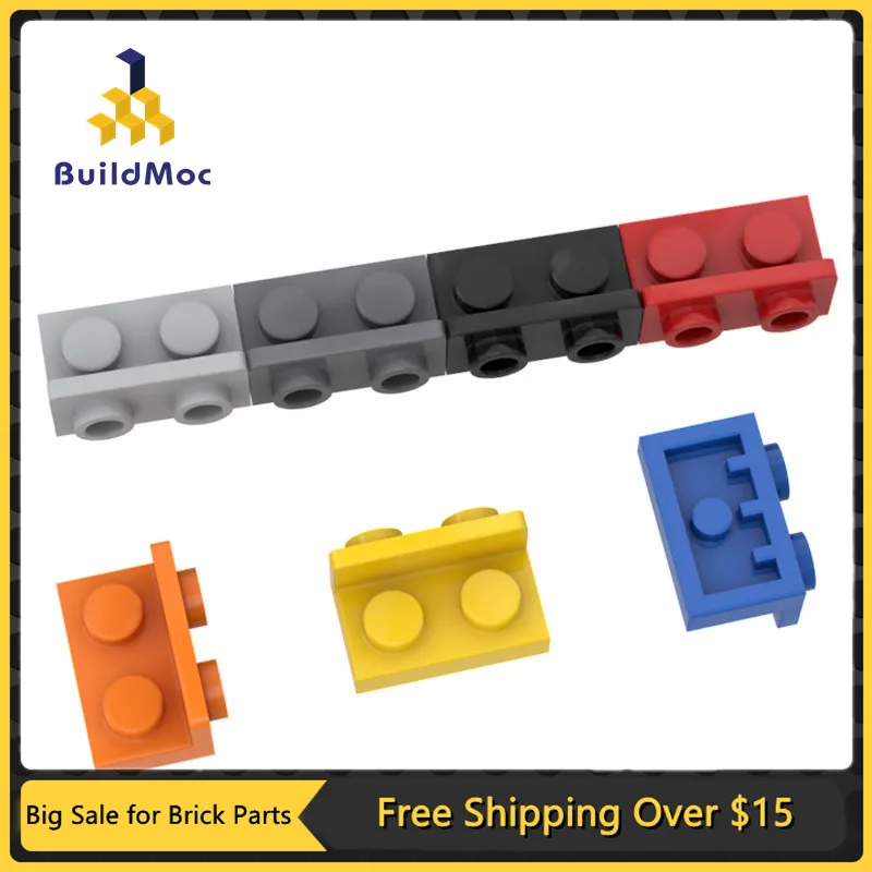 10Pcs MOC Parts 99780 Bracket 1 x 2 - 1 x 2 Inverted Compatible Bricks DIY Assmble Building Blocks Particle Kid Puzzle Toy Gift