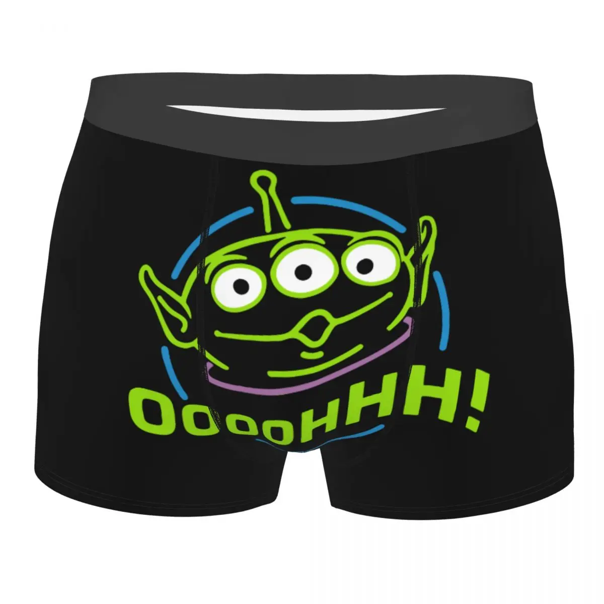 Men Oooohhhhhh! Alien Underwear Toy Story Sexy Boxer Shorts Panties Male Breathable Underpants Plus Size