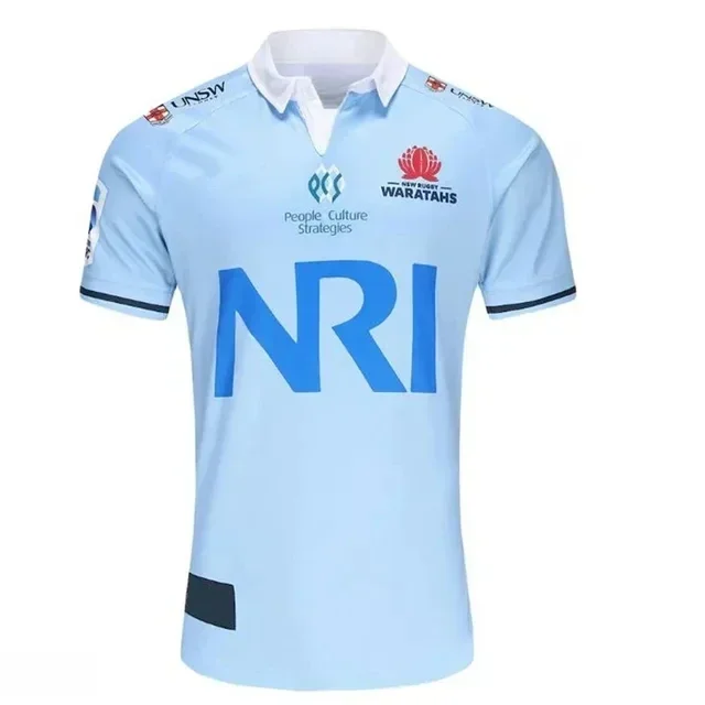 2024/25 NSW WARATAHS Home Rugby Jersey - مقاس رجالي: S-5XL (رقم اسم الطباعة) جودة عالية