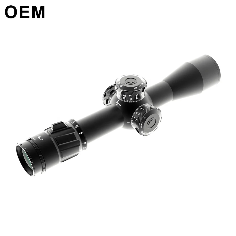 OEM China Manufacturer entry level 624x50 FFP IR 5.5-25x50 FFP IR illumination long range scope telescope