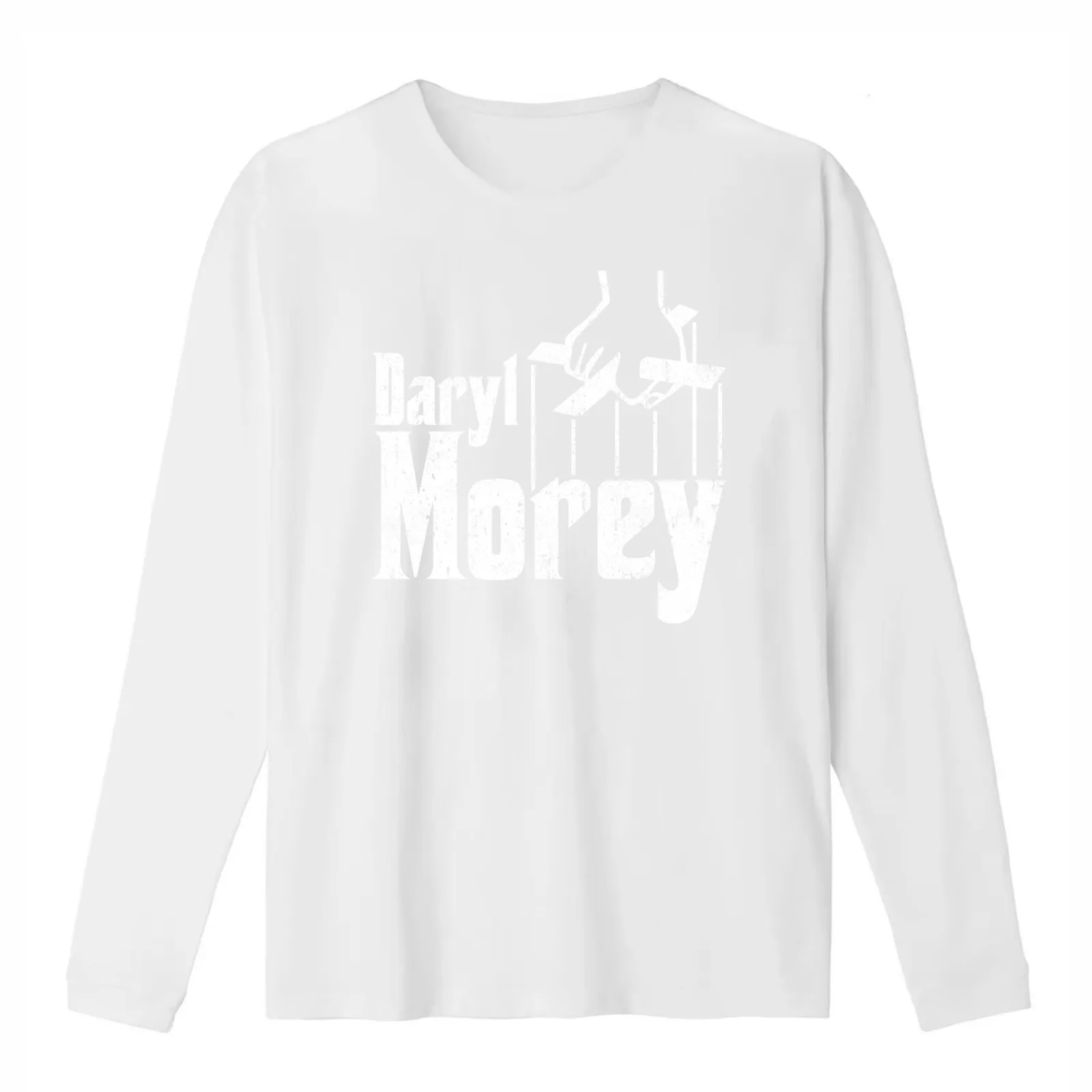 Daryl Morey T-Shirt Summer Casual Cotton Tee Oversized Streetwear Tops Vintage Graphic Print Loose Fit Short Sleeve