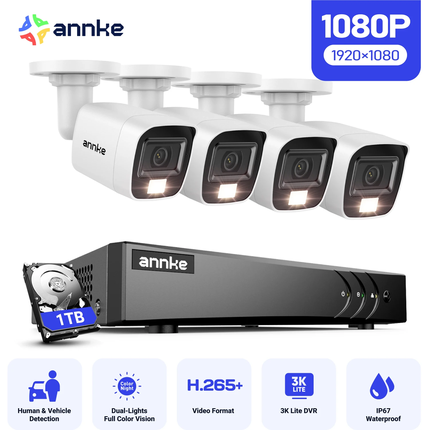 Annke 1080P Securit…