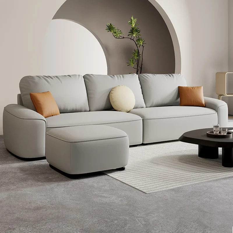 Elegant Modern Luxury Sofa Filler Living Room Nordic L Shape Puffs Sofa Chaise Lounge Sectional Divani Da Soggiorno Furniture