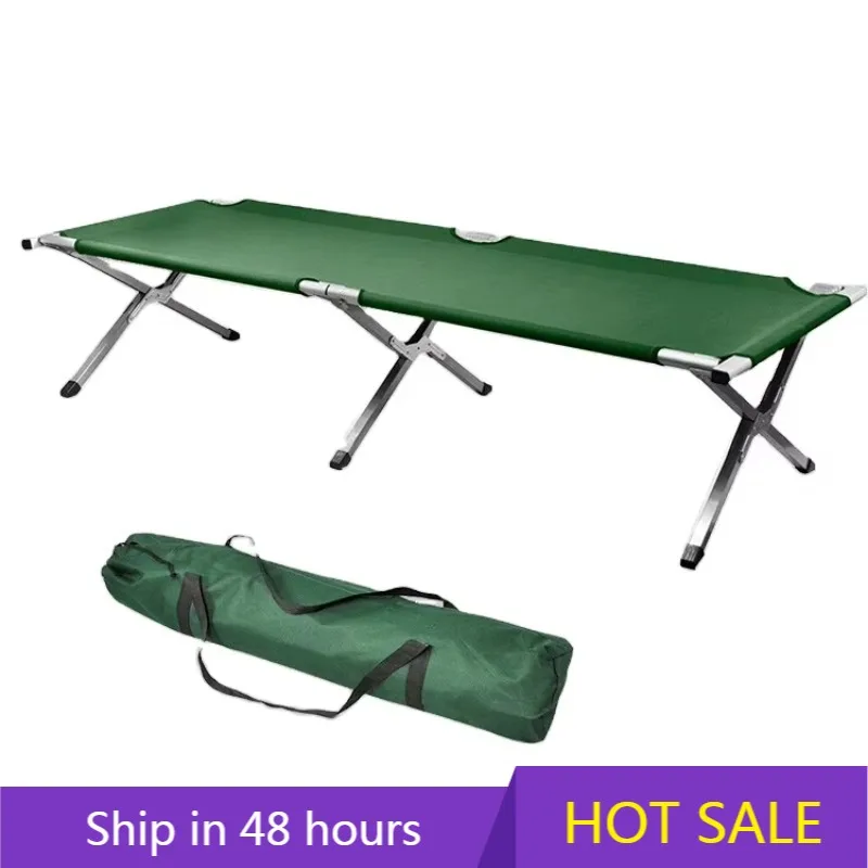 

YTYIN YTYIN Outdoor Portable Foldable Camping Bed Aluminum Folding Cot for Adult