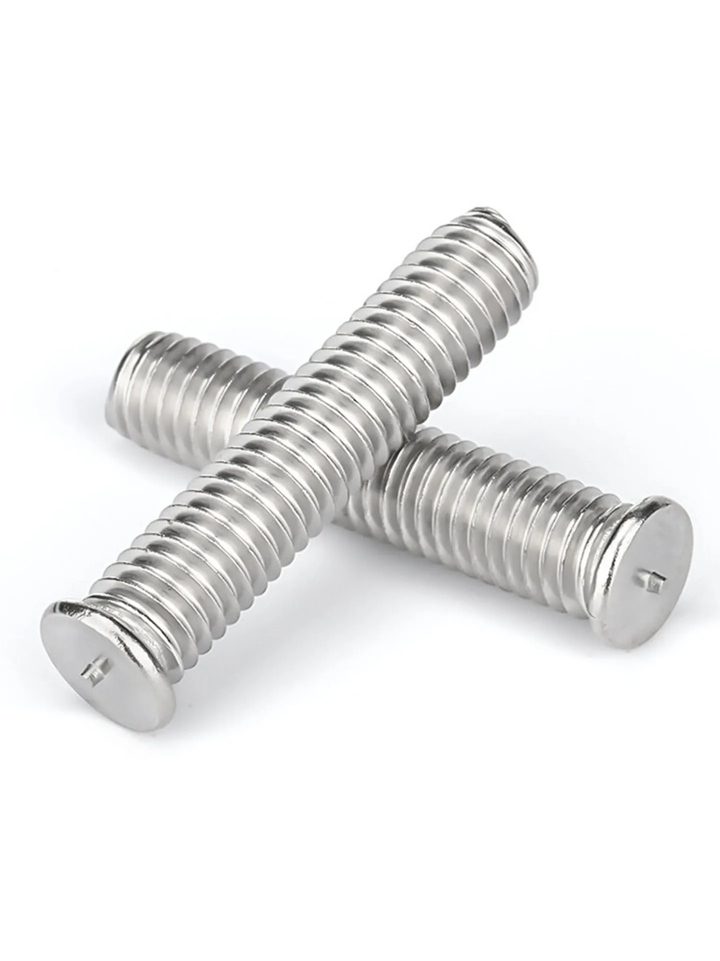 M3-M8 Welding Stud 304 Stainless Steel PT Type CD Weld Studs for Machinery & Sheet Metal, High Strength Anti-Rust & Durable