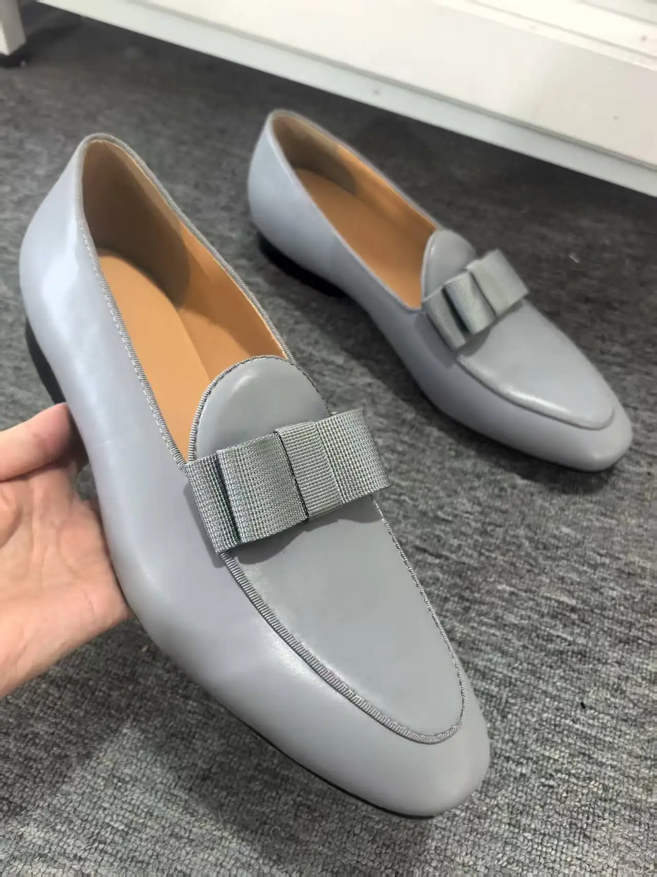 

Bow Knot Man Loafer Designer Basketball Shoes Slip On Sneaker Cozy Tenis Masculino Running Zapatos De Mujer Soft Zapatos Sport