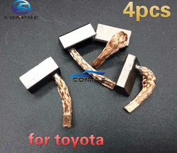 4 pezzi per Toyota Corolla prado Highlander Crown Reiz spazzola di carbone per motore generatore di avviamento per auto