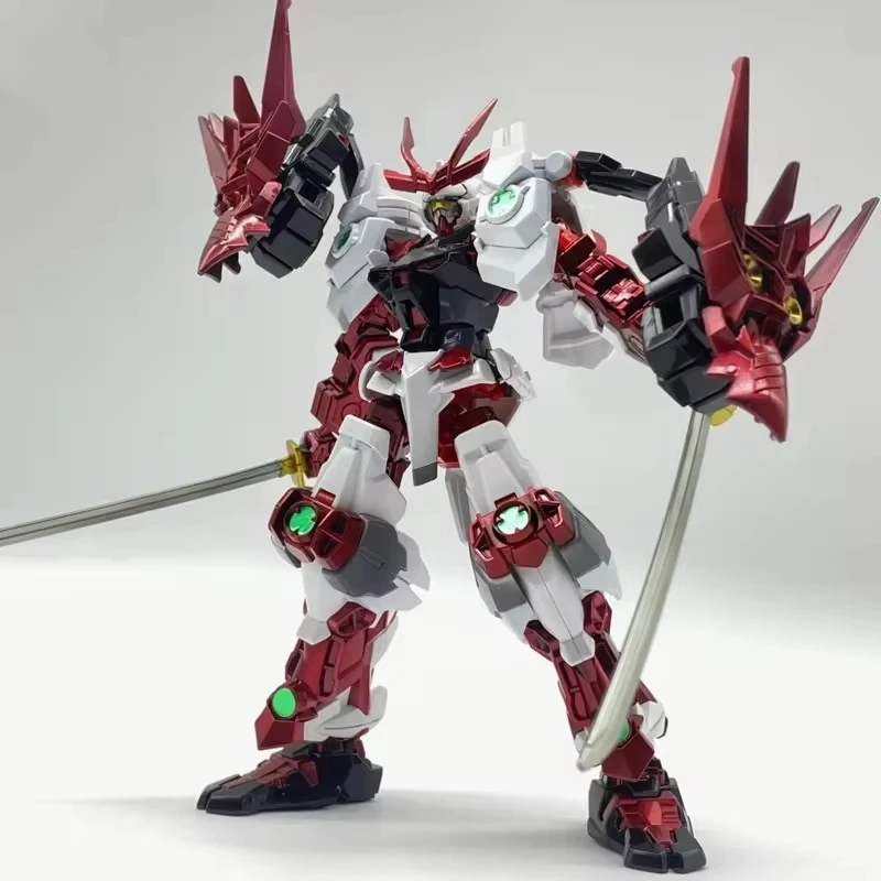 1/144 Sengoku Astray Red Frame Action Figure Hg Assembly Model Joint Mobility Collectible Toys Ornament Doll Kid Birthday Gift