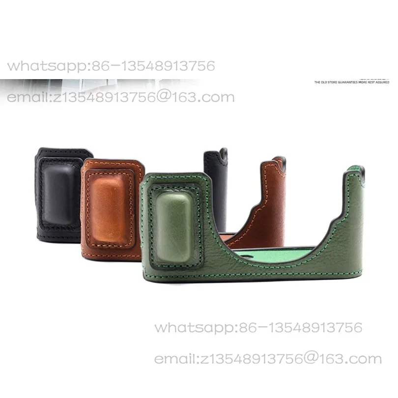 D-LUX8 half-pack leather protective case, suitable for D-LUX8 camera, handheld non-slip comfortable protective leather case