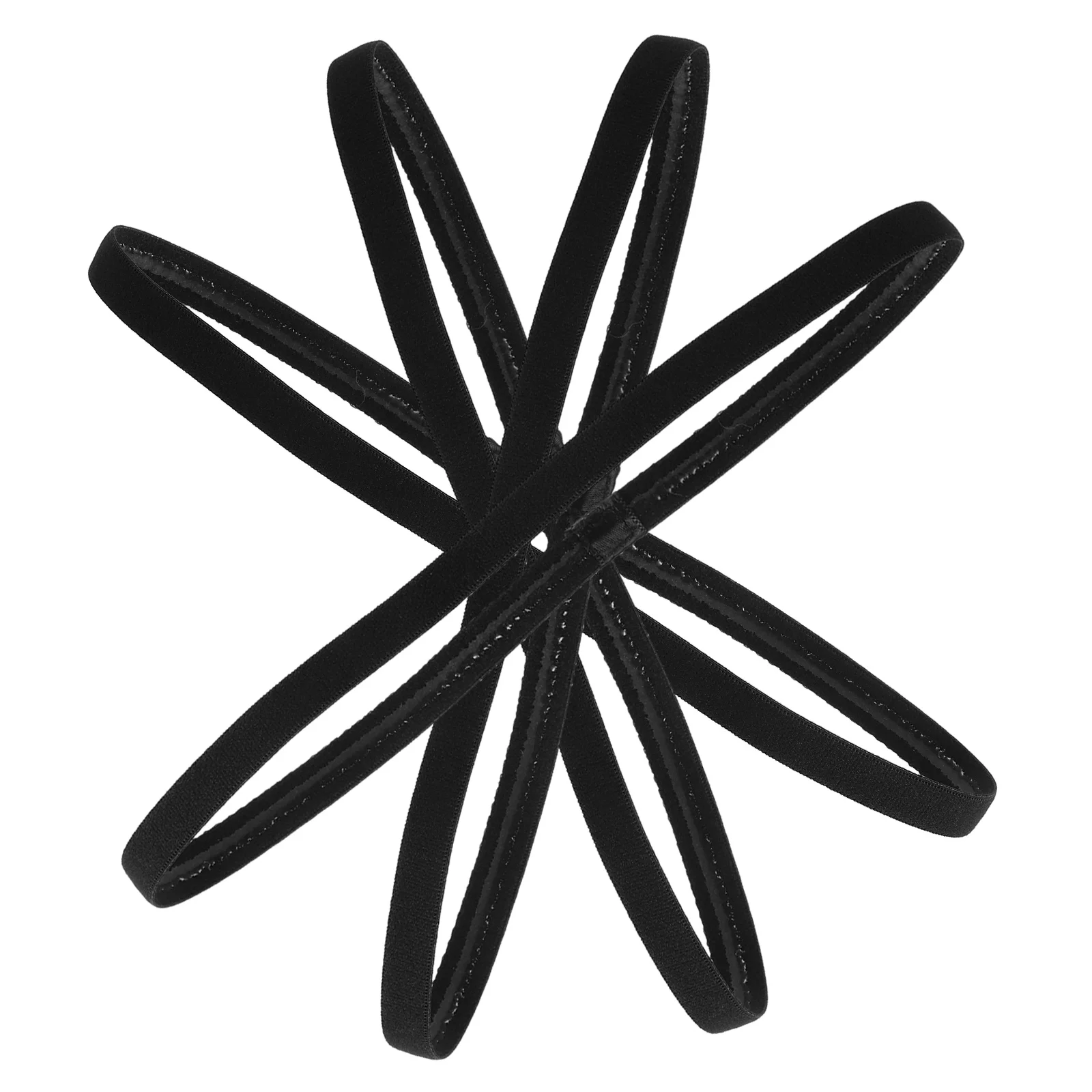 

4 Pcs Sports Headb s for Men Women Sweat Wicking Elastic Non Slip Yoga Running Tennis Football Cooling Black Hairb