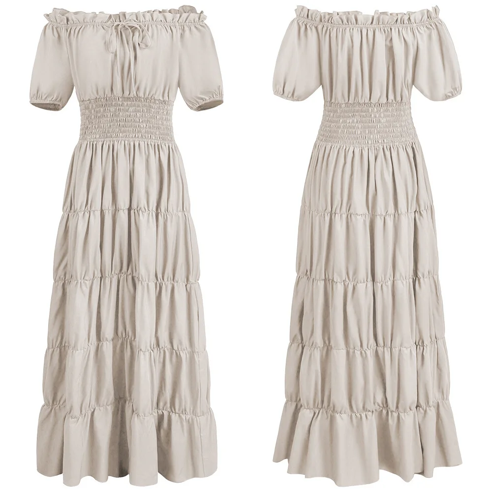 Costume cosplay lungo Dr da donna rinascimentale medievale, abito da ballo loween, spettacolo teatrale, abbigliamento etnico tradizionale cinese