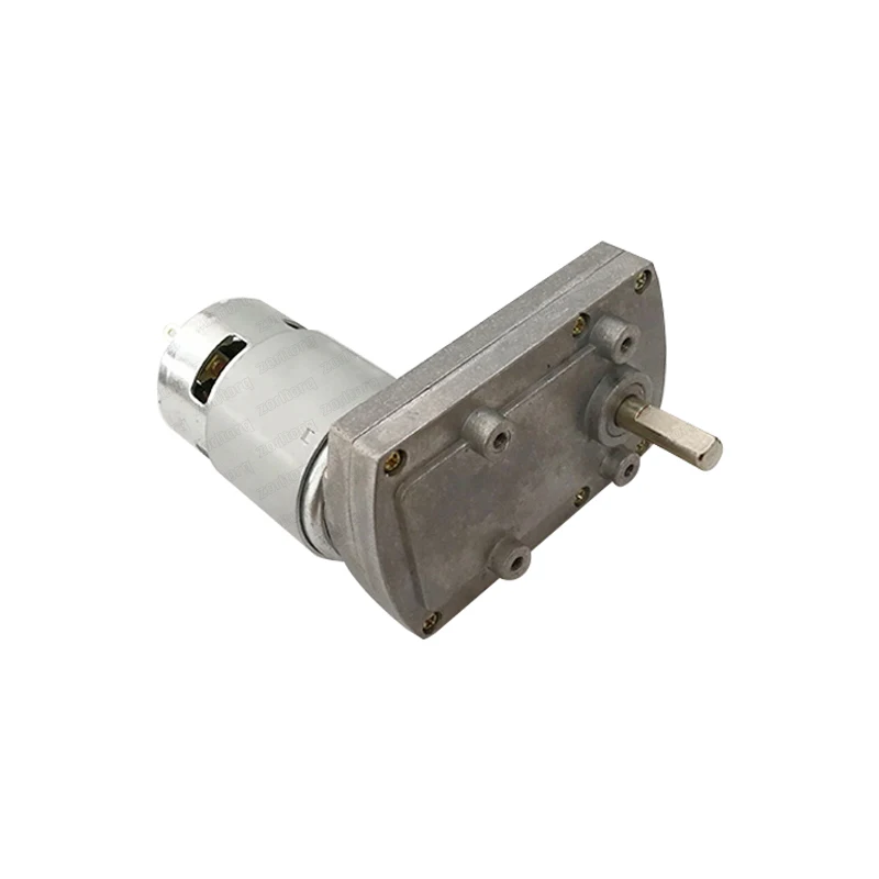 Imagem -03 - Opcional Alto Torque Motor Elétrico Metal Engrenagem Reverso Forma Engrenagem 775 Motor com Redutor dc 12v 24v 1.7n.m a 10n.m