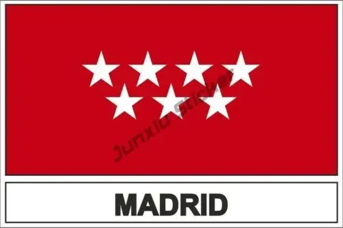 Creative Spain Decal Madrid Spain Vinyl Sticker Madrid MAD Sign Laptop Car Bumper Sticker Travel Luggage IPad Car Sticker KK13cm