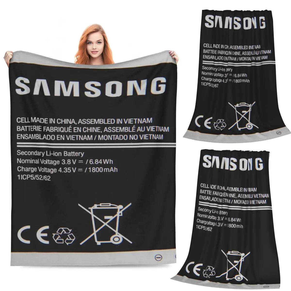 

Одеяла Swollen Battery премиум-класса, флисовые диванные многофункциональные пледы для дома, спальни, дорожные пледы, покрывало, одеяло