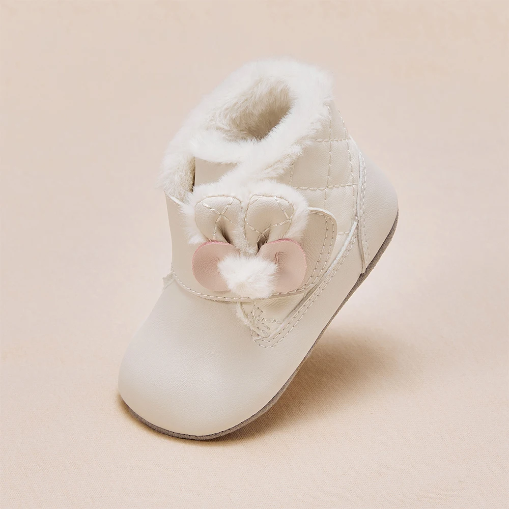 ديف بيلا طفل الفتيات أحذية بوت قصيرة الشتاء طفل رشاقته أفخم عدم الانزلاق أحذية موضة عادية الوليد لينة سوليد أحذية DB4254751 #4