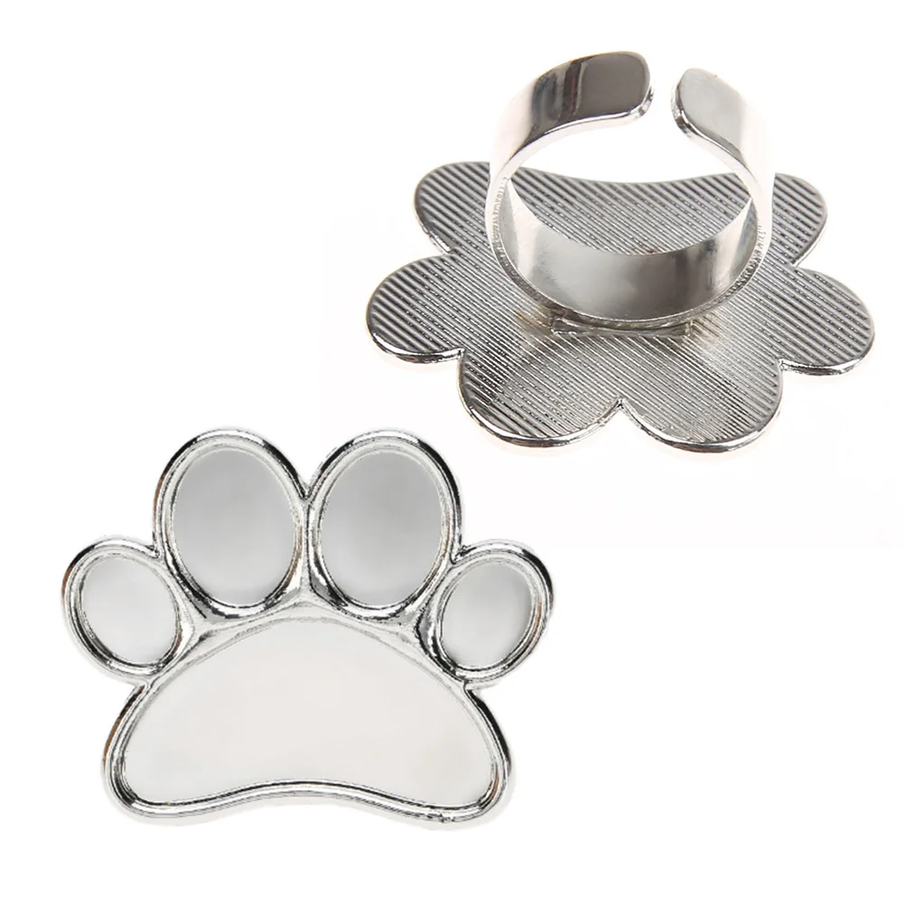 

Ring Style Nail Art Palette Compact Paint Tray For Pigment Mixing Quick Cleanup Lightweight Finger Painting Tool Manicure