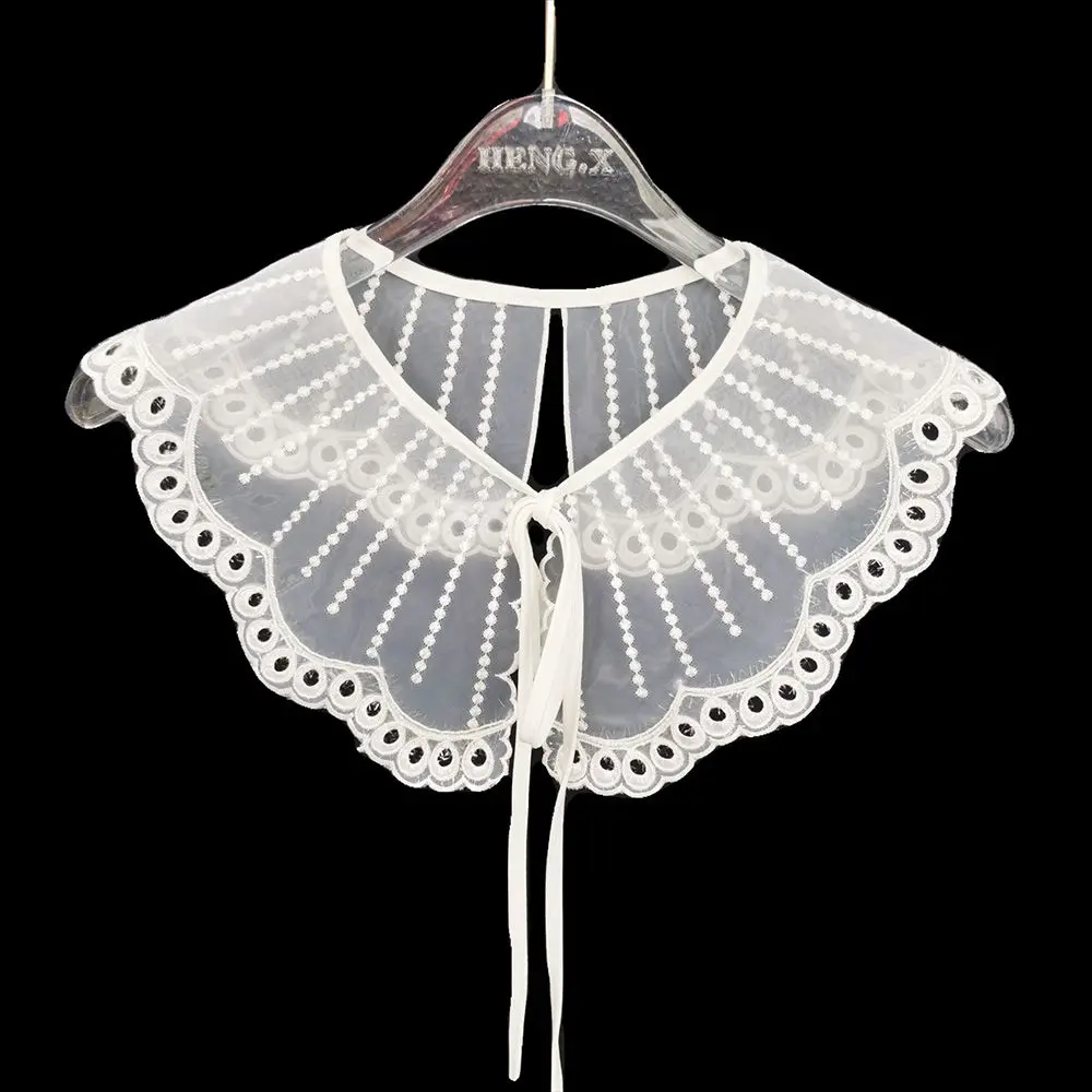 Fashion Scarf Shawl Decoration Embroidered Lapel Clothes Accessories Cloud Shoulder Shirt Fake Collar Blouse False Collar