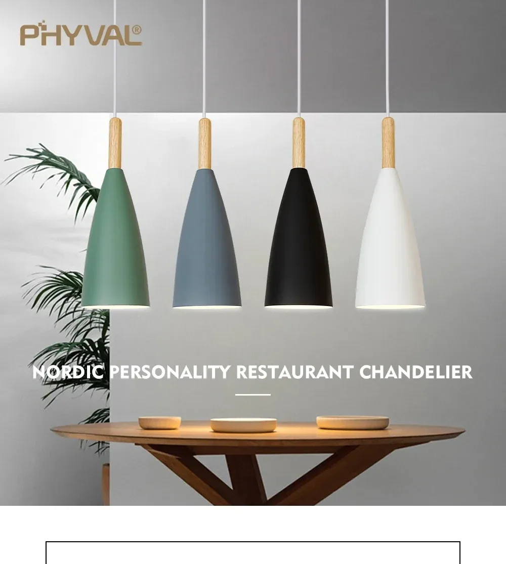 

Simple Wooden LED Pendant Light Macaroon Lamp For Living Room Dining Room Bedroom Dining Table Indoor Decor Lighting Fixture