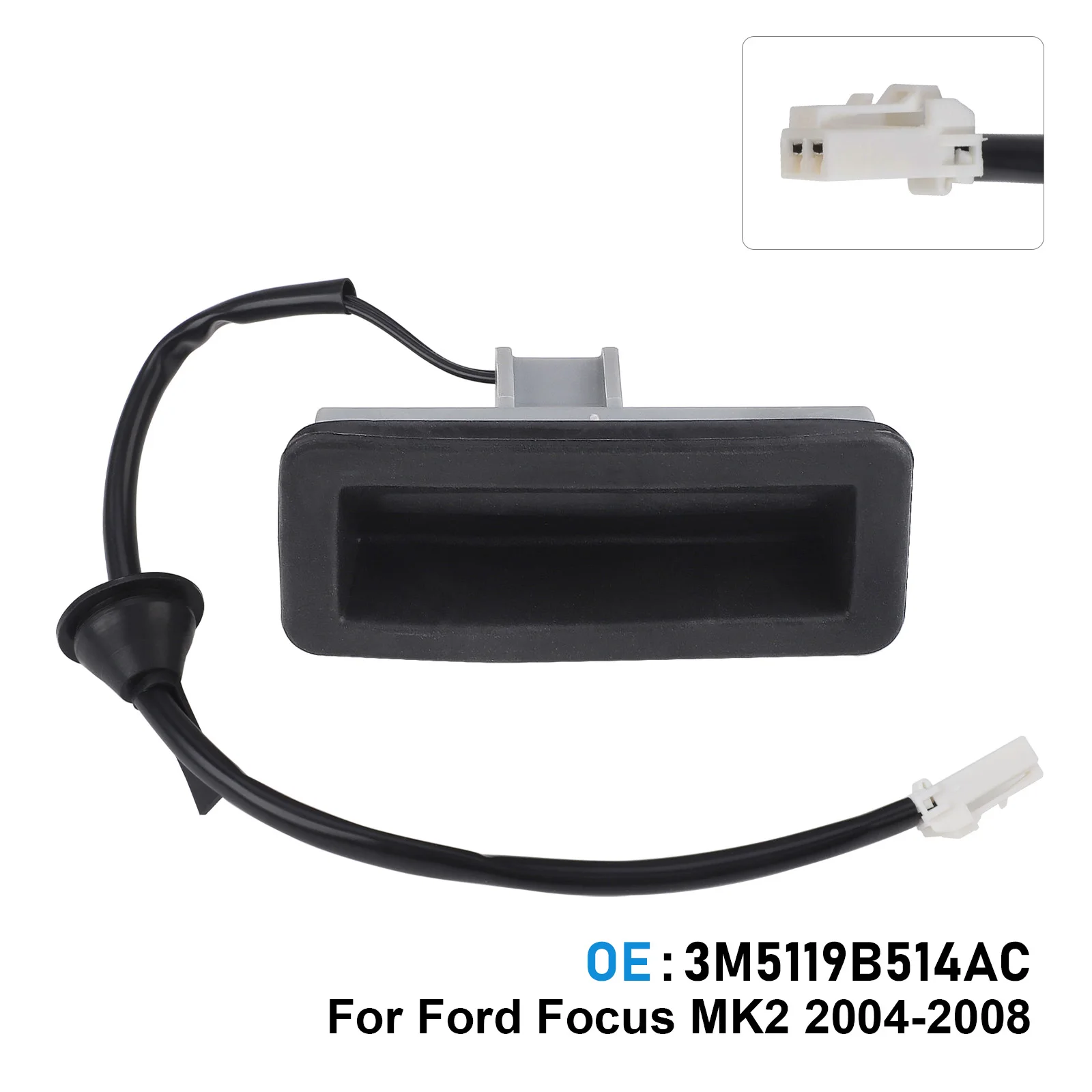 

3M5119B514AC 1346324 Car Rear Trunk Boot Release Switch Tailgate Handle For Ford Focus C-MAX CAP 2003-07 CABRIOLET CA5 2006-10