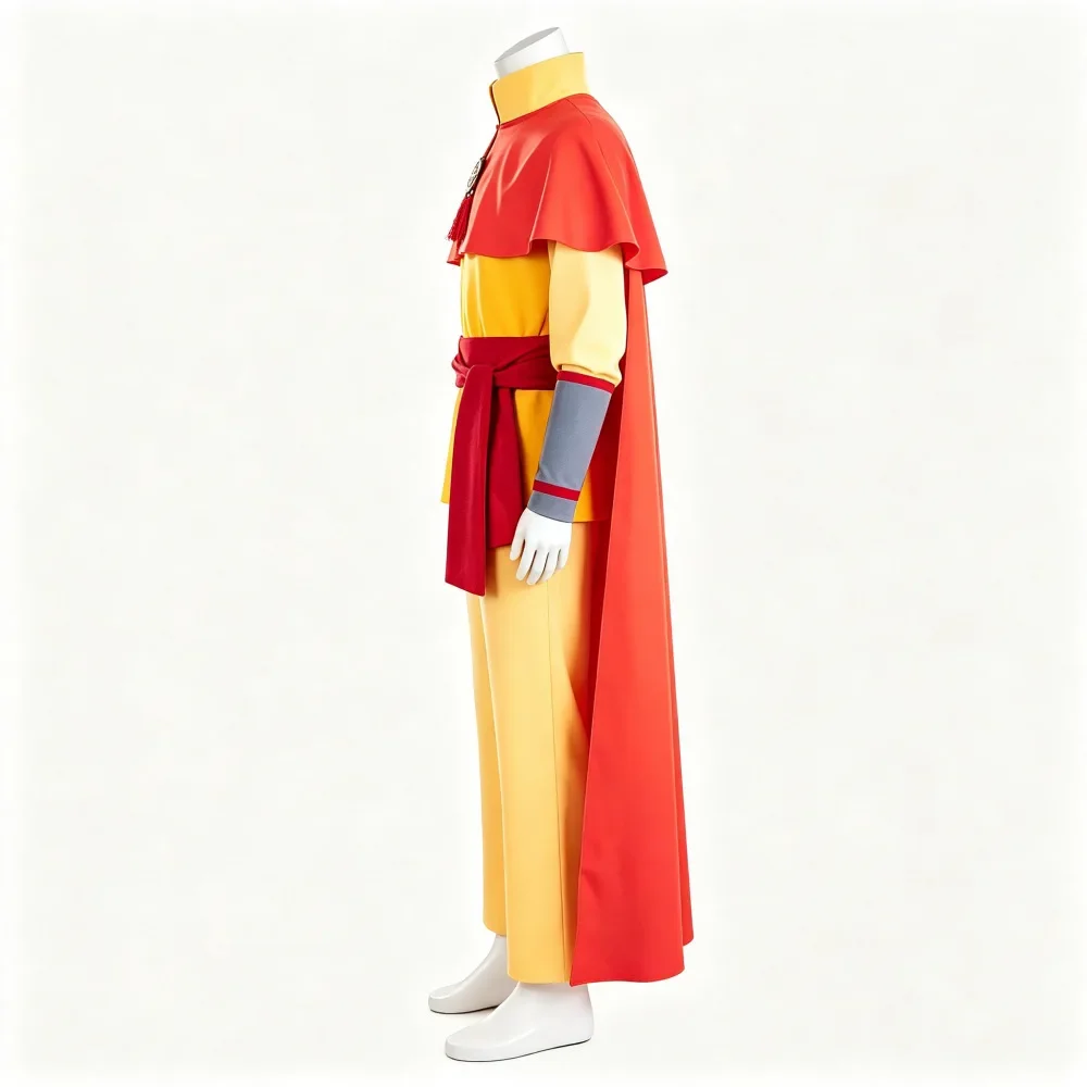 Anime Aang Cosplay Kostüm 2026 Edition Avatar – Der Herr der Elemente Rollenspiel für Halloween, Karneval, Comic Con Avatar Outfits – Detail 4