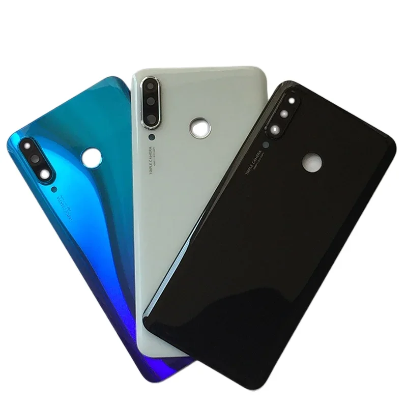 For Huawei P30 Lite Battery Cover Back 3D Glass Panel Rear Housing Case Replace For Huawei Nova 4e Battery Cover