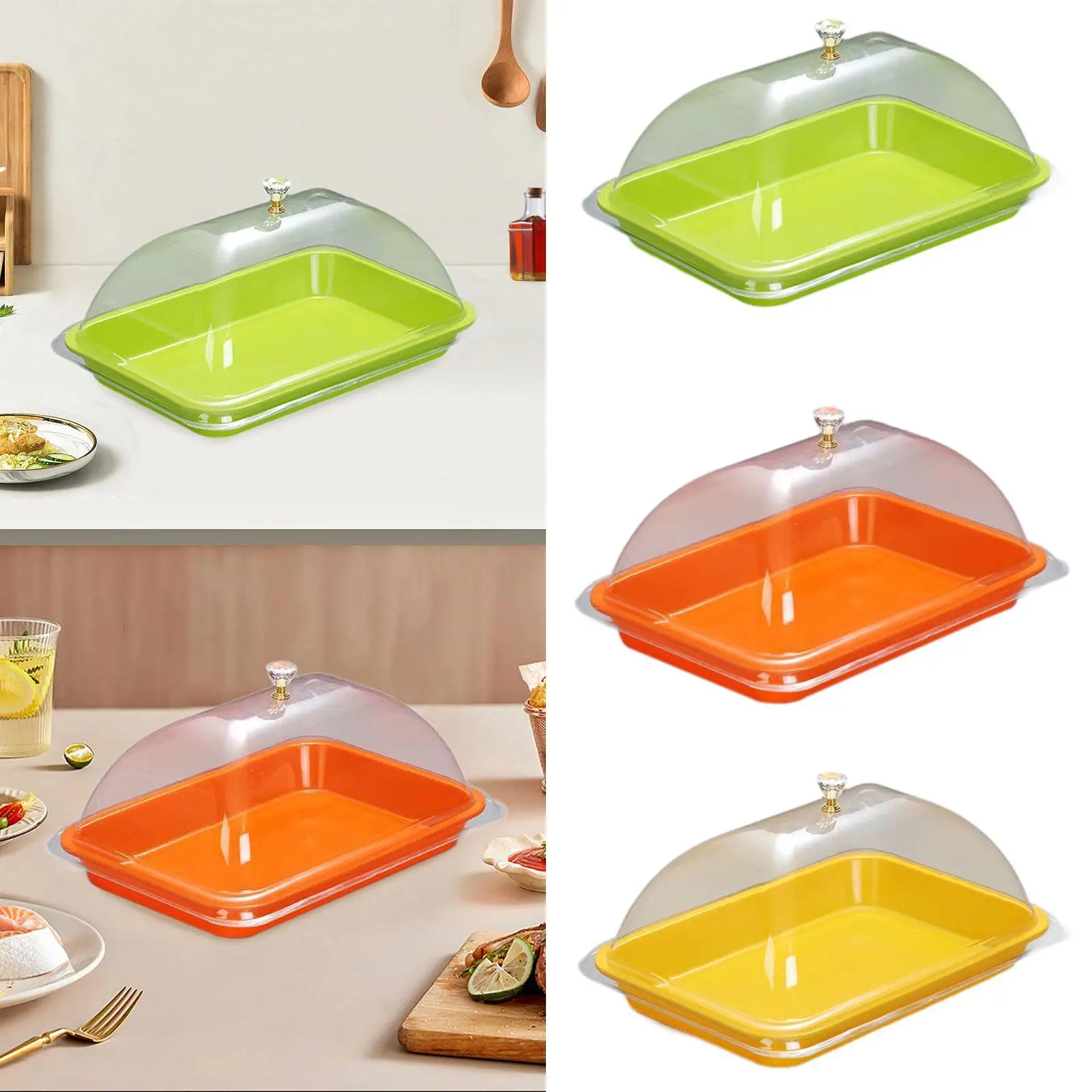 

Cake Stand with Dome Cake Plate for Desserts, Cakes, Cupcakes Serving Platter