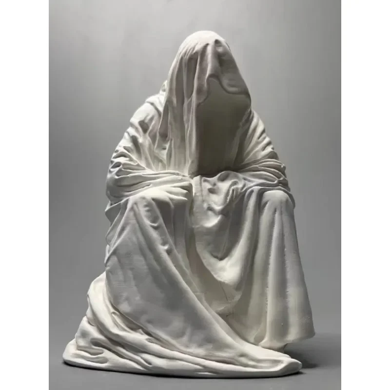 Ghost wizard death robe desktop creative plaster sculpture diffuser stone ornament retro niche quirky party gift