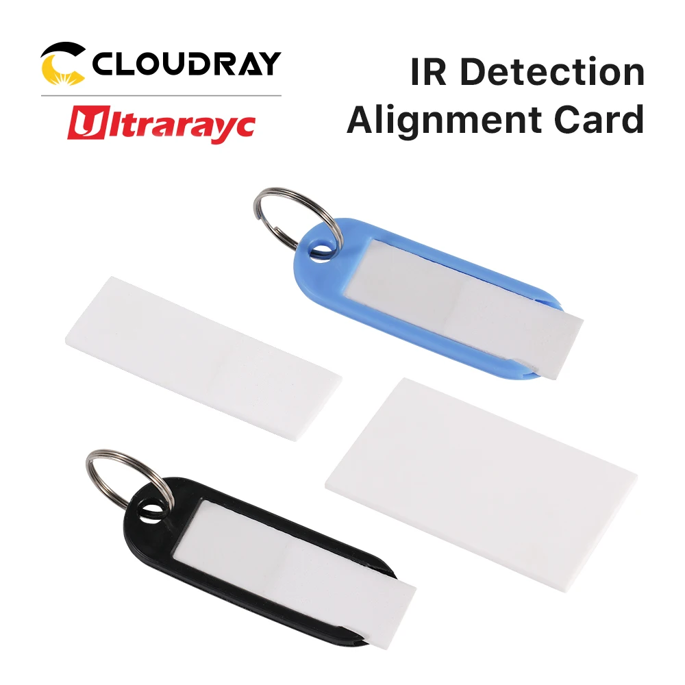 

Ultrarayc IR Detection Alignment Card Infrared Dimmer Visualizer Calibrator Ceramic Plate For 900-1100nm Fiber Laser LED Diode