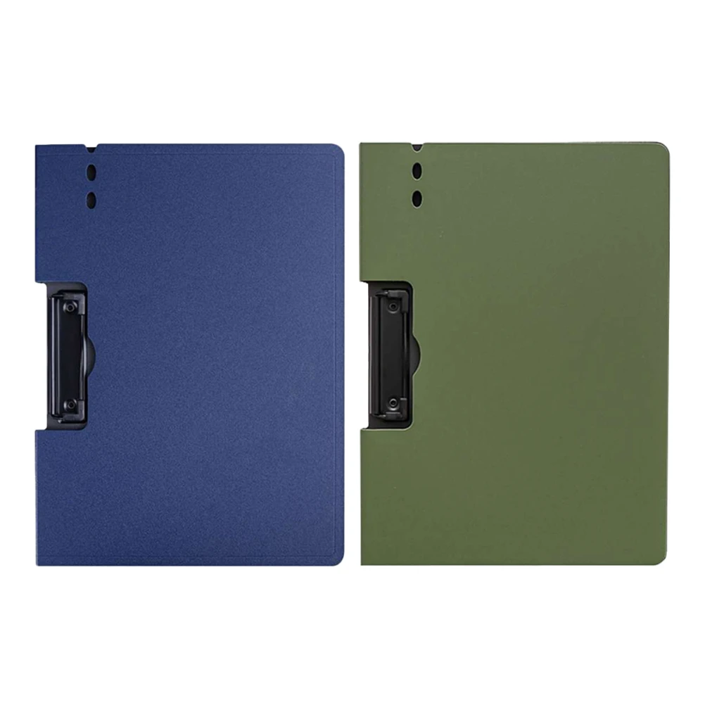 

2 Pcs Solid Clipboards Paper Folder Writing The Smooth Edges Office Foam Pp Material Documents Organizers
