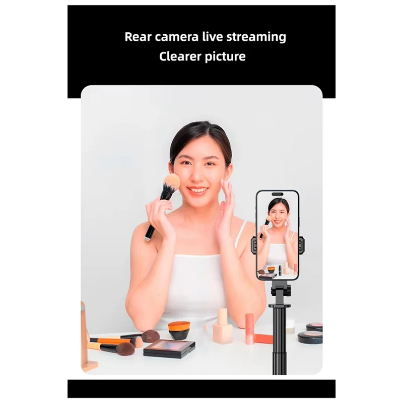 【Em estoque】CL07 Espelhamento de tela Selfie Stick WIFI Tela de projeção Tripé Display em tempo real Monitor de selfie para smartphone Vlog