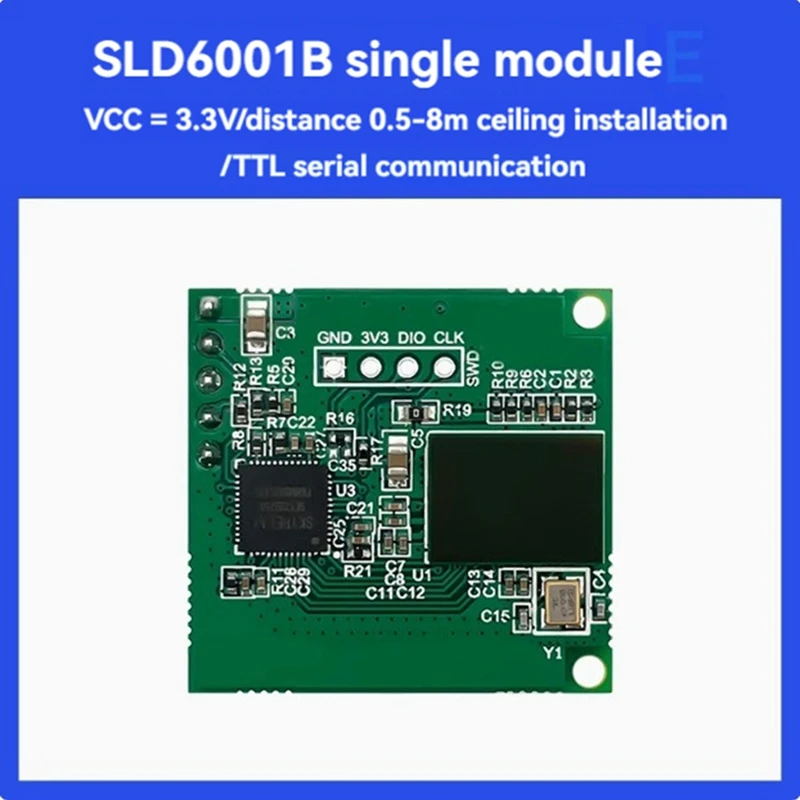 Imagem -06 - Módulo Sensor Radar 3d Mmwave Alta Precisão Multi-target Presença Humana 60ghz Ld6001b