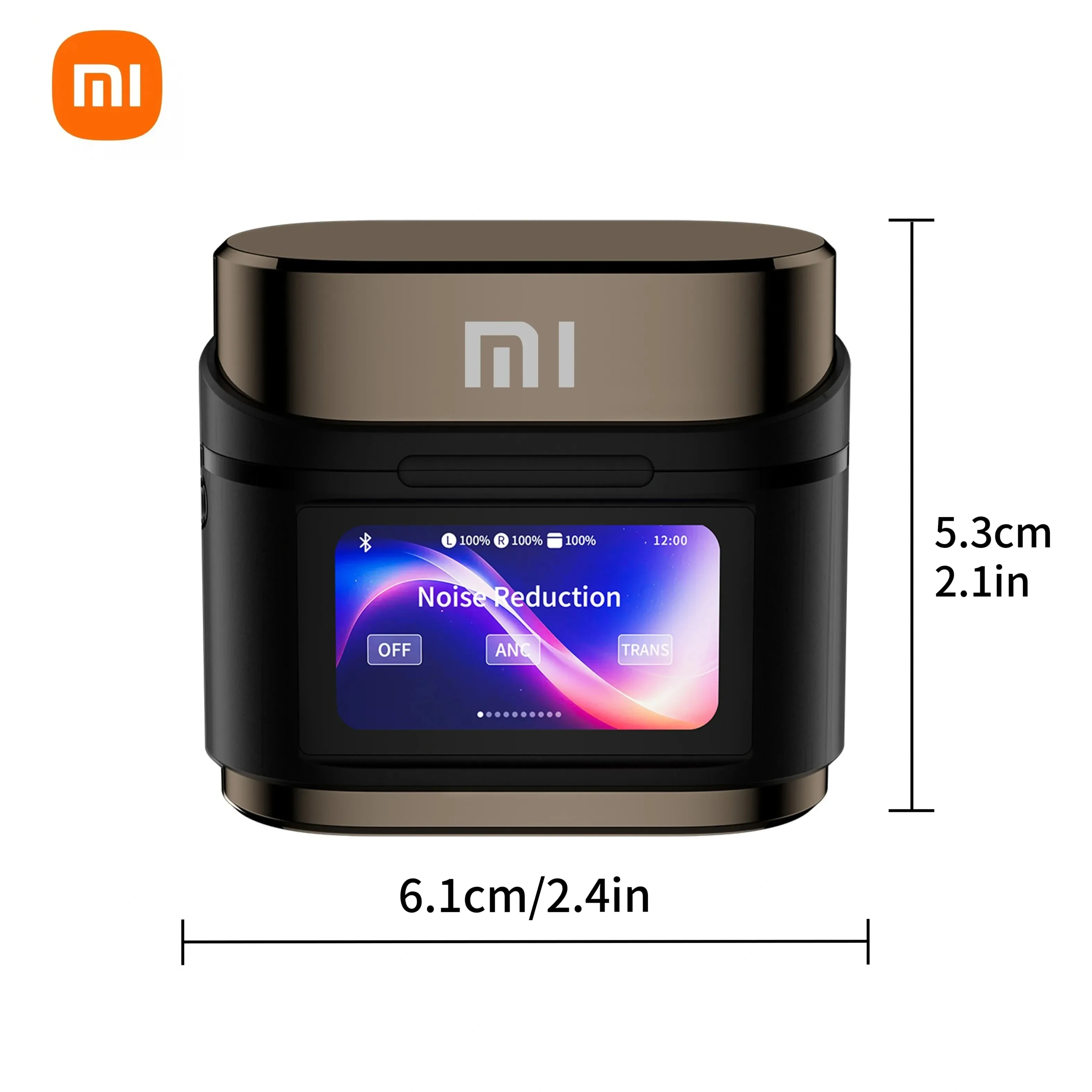 XIAOMI Auricolari Bluetooth BD2 Doppia riduzione del rumore Display digitale Schermo Touch intelligente TWS Cuffie sportive impermeabili